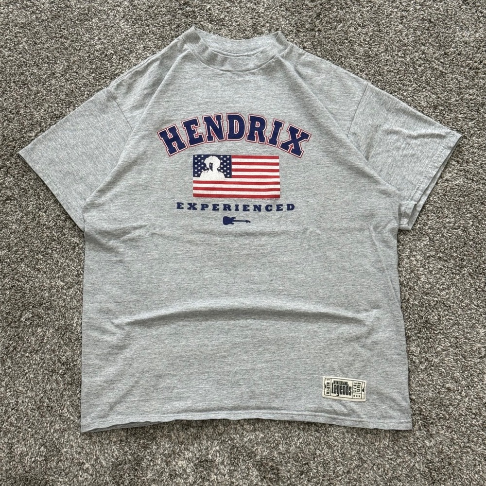Vintage 1997 Jimi‎ Hendrix Experienced Winterland T-Shirt Mens XL RARE USA Flag
